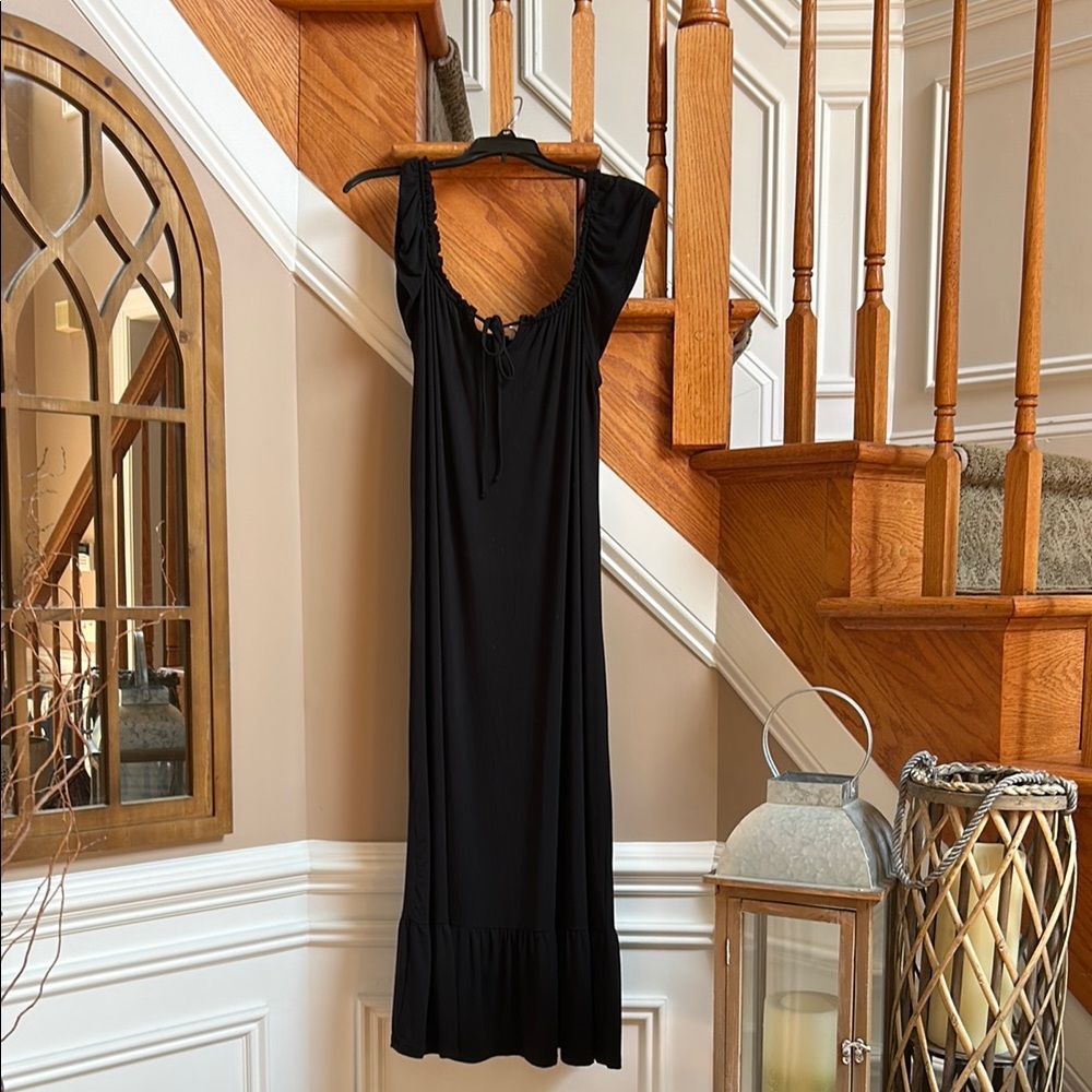 Nordstrom Casual Black Maxi Dress
